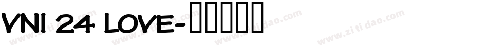 VNI 24 Love字体转换